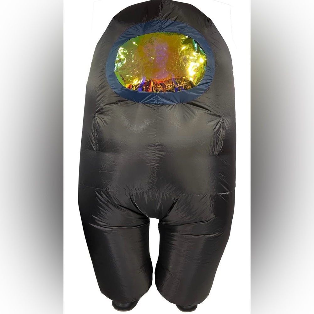AMONG US - Black Inflatable Costume (one size fits most) Toikido/YuMeToys RARE😎